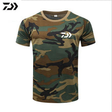 Load image into Gallery viewer, Men DAIWA Fishing T Shirt Summer Man Short